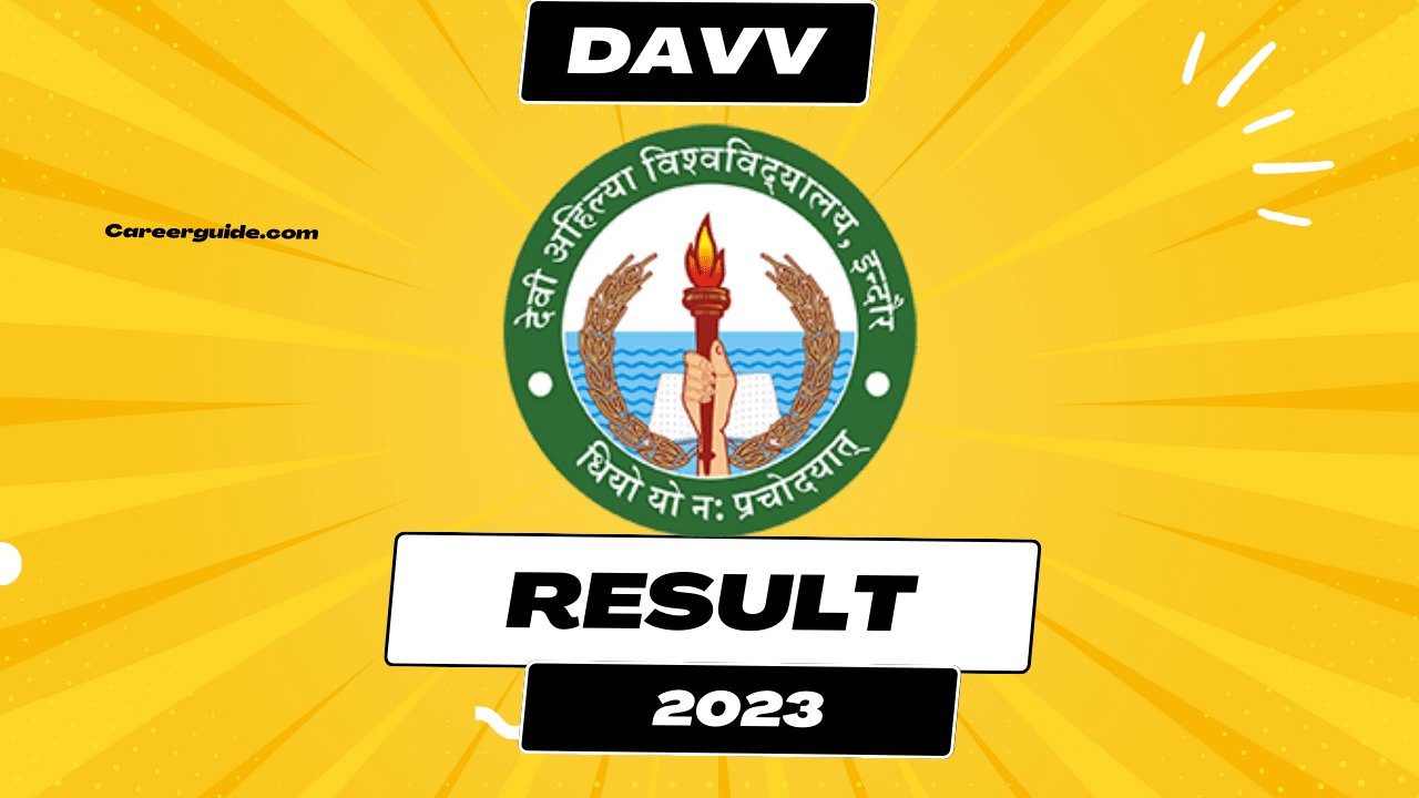 DAVV Result 2023 Careerguide.com