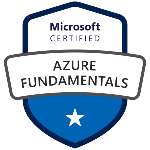 Microsoftcertifiedazurefundamentalsbadge