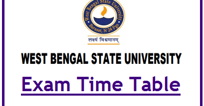 Wbsu Exam Routine