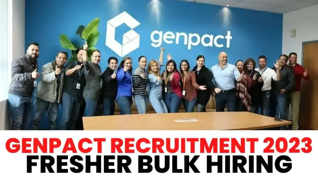 Genpact Off Campus Hiring 2023