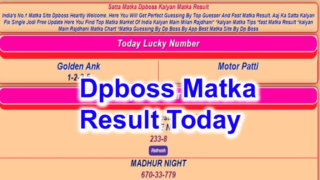 Dpboss Matka Result Today 1024x576