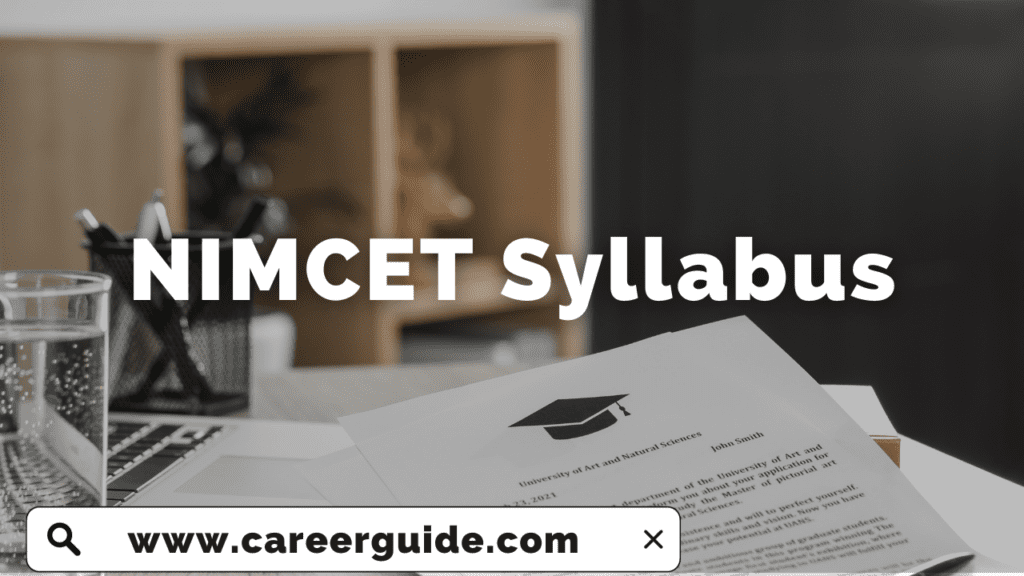 NIMCET Syllabus