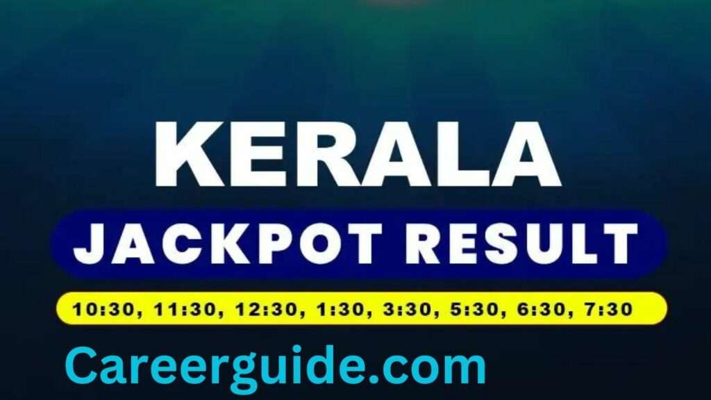 Jackpot Kerala Lottery Today