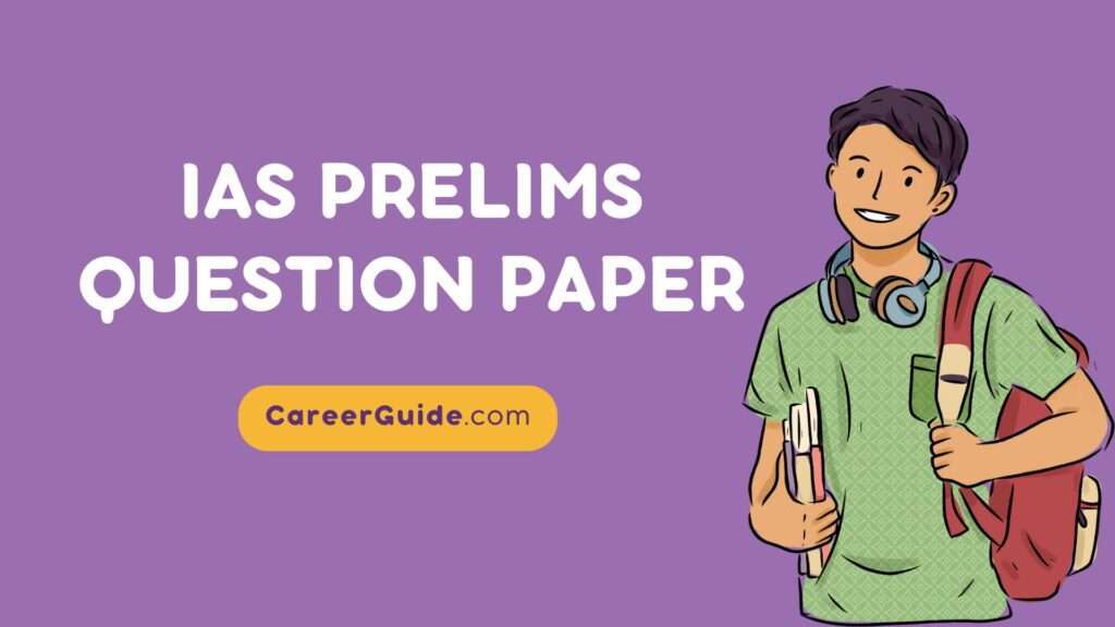 Ias Prelims Question Paper