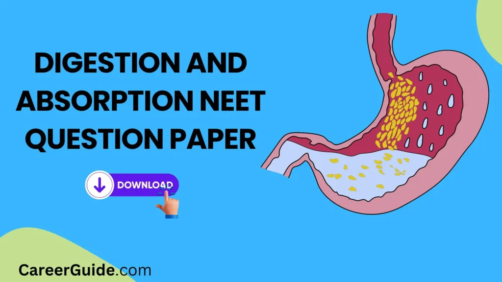 Digestion And Absorption